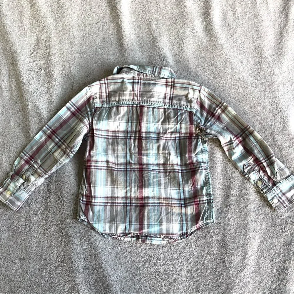 Carter’s Plaid long sleeve Button down